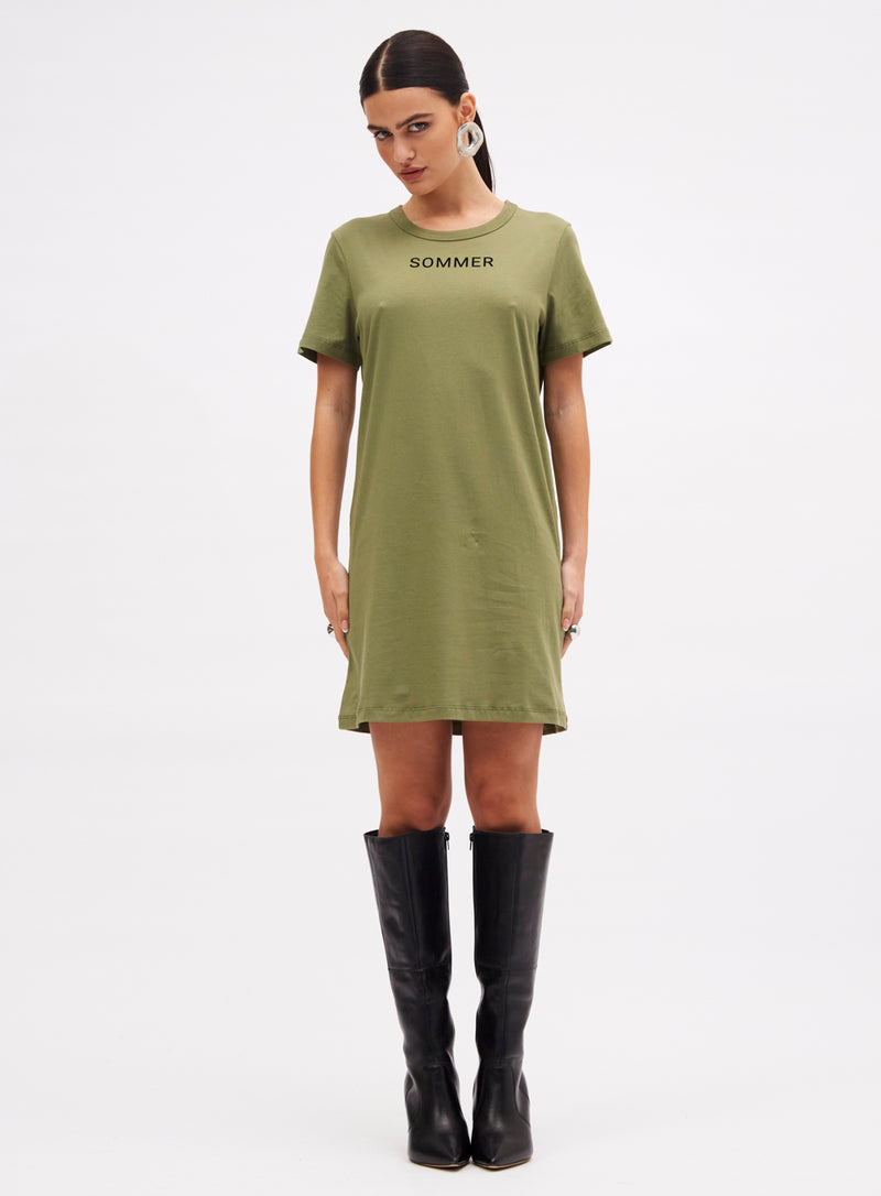 Vestido T-shirt Curto Sommer