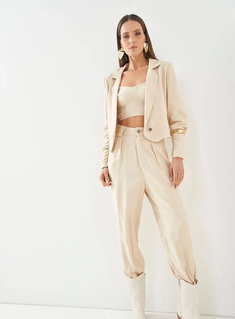 Blazer Alfaiataria Com Amarração