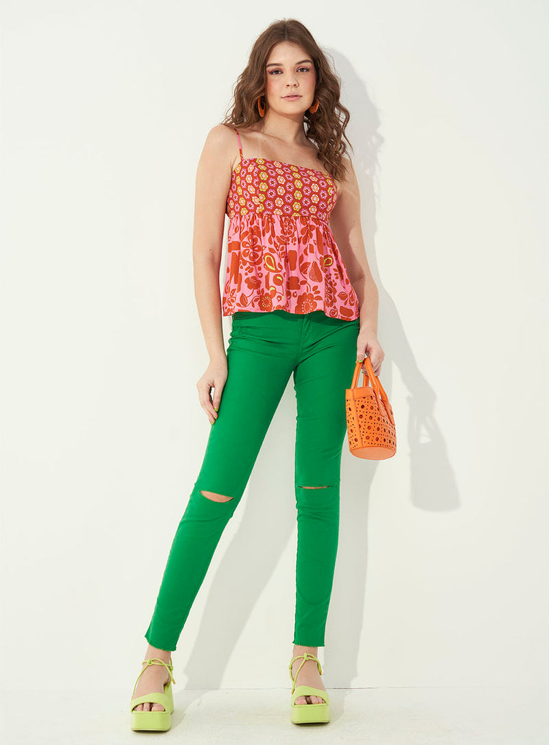 Calça Skinny -