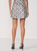 Saia Estampada Joana Cintura Alta Colcci