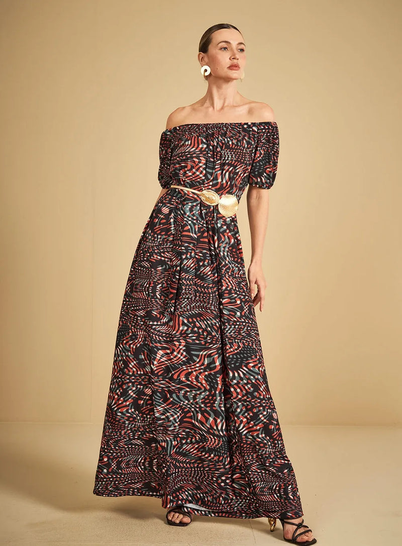 Vestido Longo Fluído