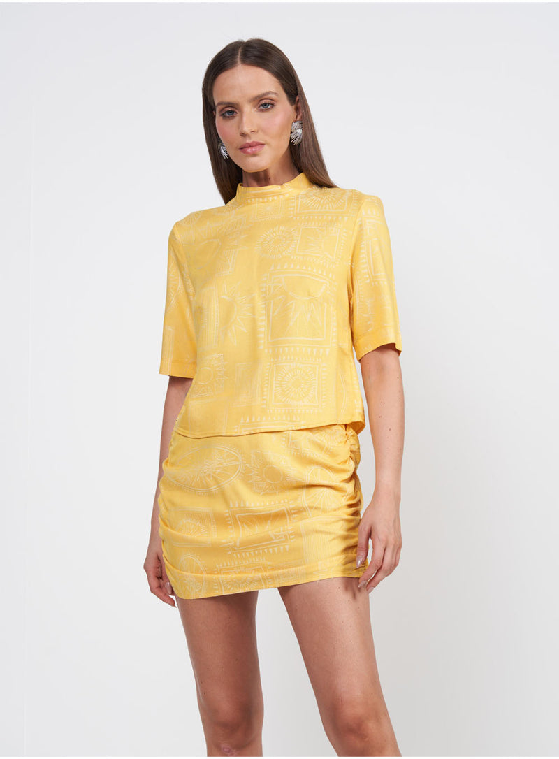 Blusa Slim Gola arredondada Colcci