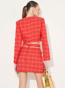 Blazer Vintage Xadrez