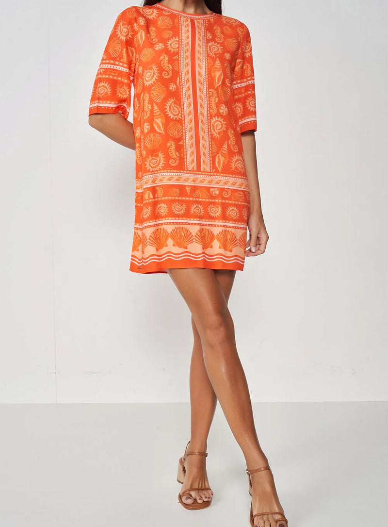Vestido Curto Hanna Solstício Mosaico