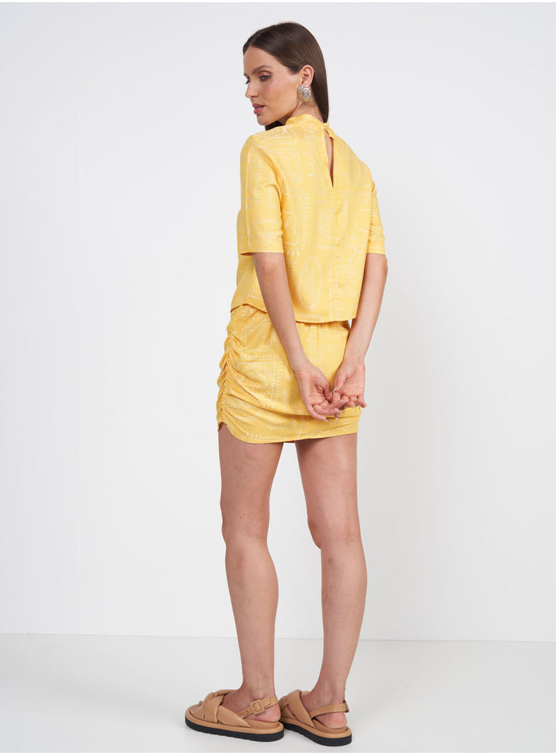 Blusa Slim Gola arredondada Colcci