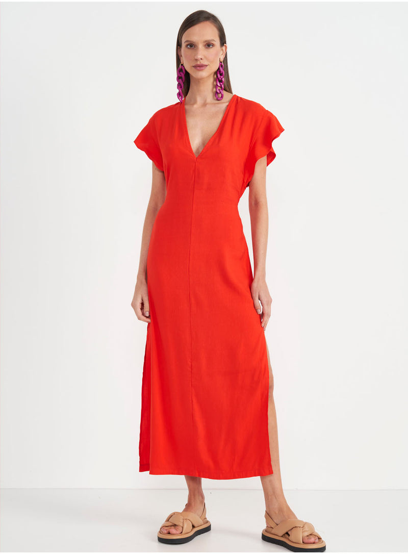 Vestido Muscle Com Fenda Lateral