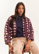 Casaco Cantão mix estampado colina campina