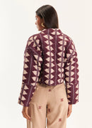 Casaco Cantão mix estampado colina campina