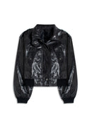 Jaqueta Vegan leather Aged Bomber