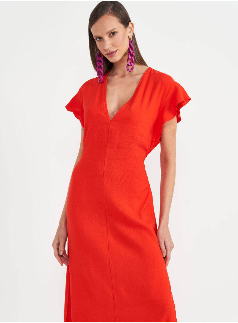 Vestido Muscle Com Fenda Lateral