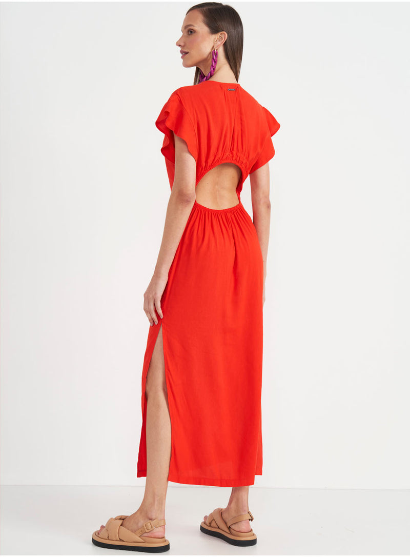 Vestido Muscle Com Fenda Lateral