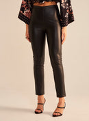 Calça Feminina Skinny Cirrê Cintura Alta