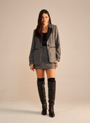 Blazer Sommer Alfaiataria Regular Duo Color