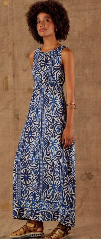 Vestido cantão estampa Valencia
