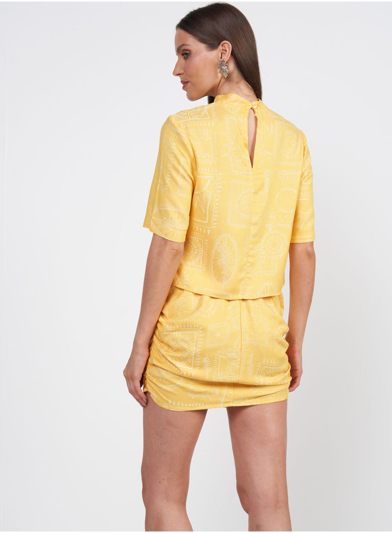 Blusa Slim Gola arredondada Colcci