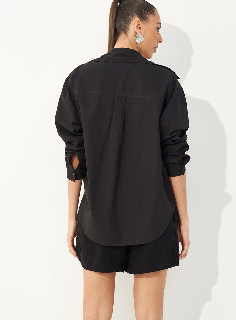 Camisa Manga Longa Oversized Colcci