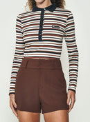 Camisa Colcci Polo Listrada Manga Longa