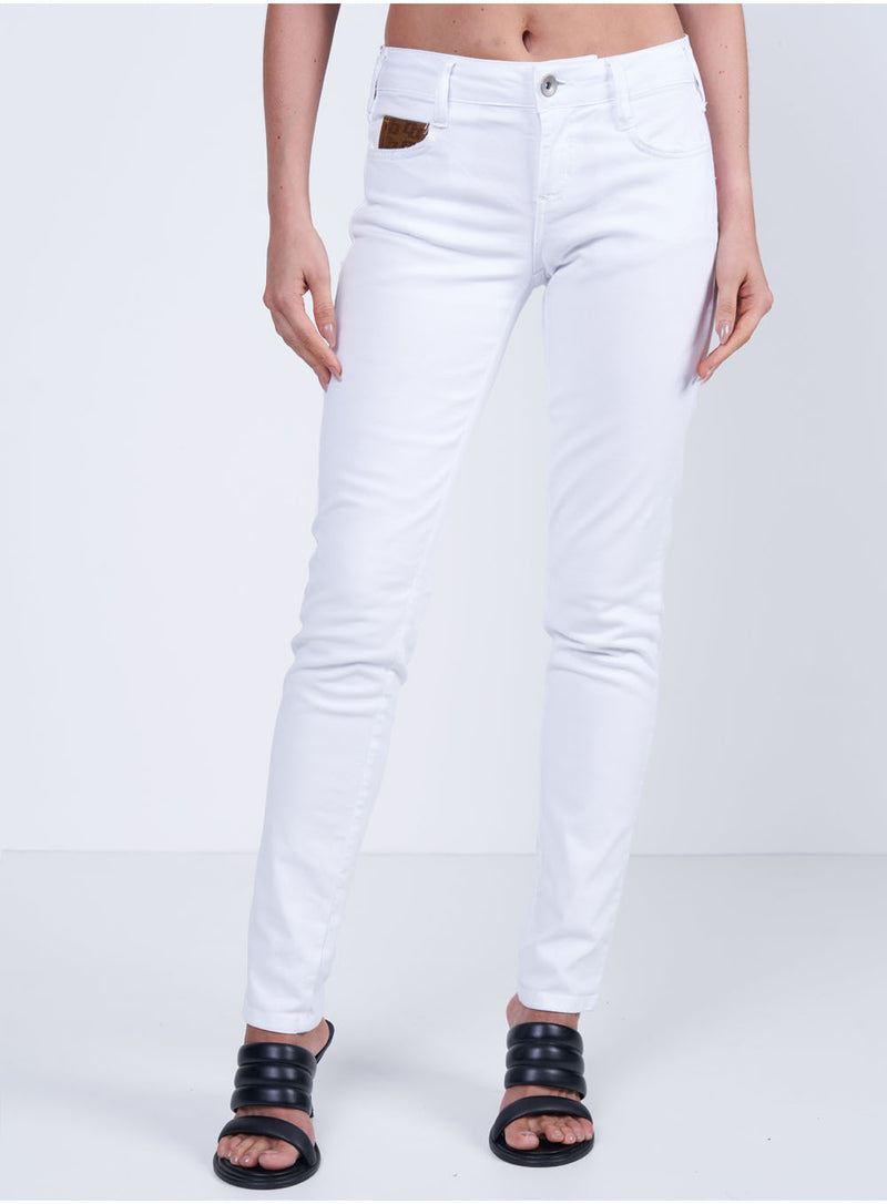 Calça Sarja Iconic Slim Branca