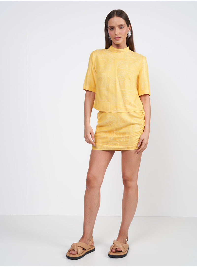 Blusa Slim Gola arredondada Colcci